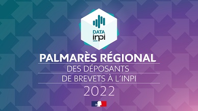 Palmarès régional 2022 des déposants de brevets à l’INPI