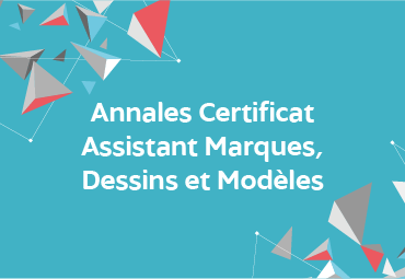 Annales Certificat Assistant Marques Dessins Modeles