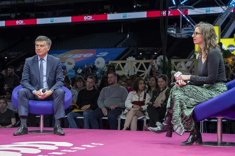 Pascal Faure, Directeur général de l’INPI et Marie Rocchisani, fondatrice et PDG de Maison M Paris 