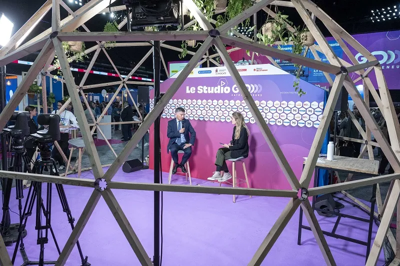 Pascal Faure interviewé par Eva Aronica, journaliste aux Échos Entrepreneurs