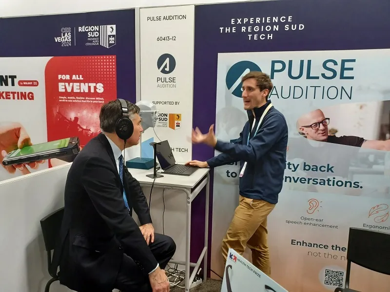 Rencontre avec la start-up Pulse audition qui a développé une technologie permettant aux malentendants de converser dans le bruit.