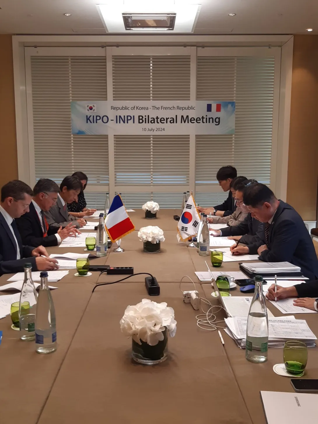 Crédit photo INPI / Rencontres bilatérales en marge des Assemblées Générales de l'OMPI 2024