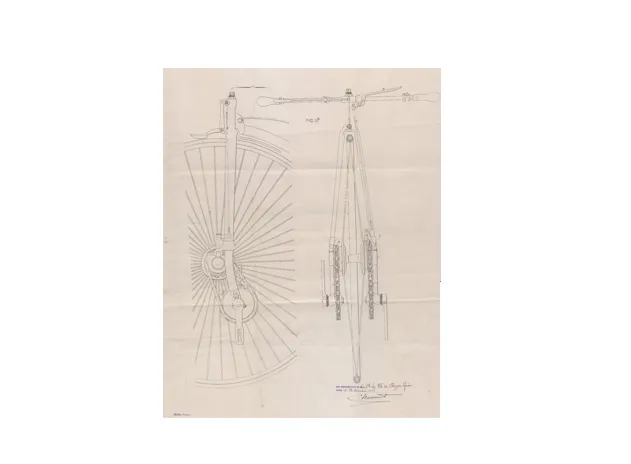 Brevet d'invention déposé le 12 décembre 1885 par LES FILS DE PEUGEOT frères  pour « un système de mécanisme de changement de vitesse applicable aux vélocipèdes en général et principalement aux bicycles ».